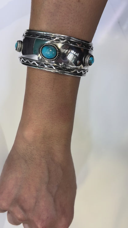 Navajo Wave Cuff