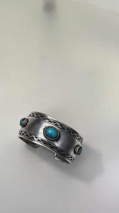 Navajo Wave Cuff